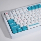 MIKU 104+25 Full PBT Dye-subbed Keycaps Set for Cherry MX Mechanical Gaming Keyboard